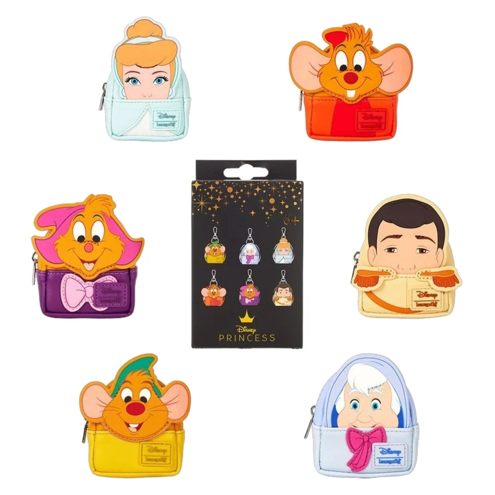 Disney Cinderella 75th Anniversary Mini Backpack Prince Keychain Charm